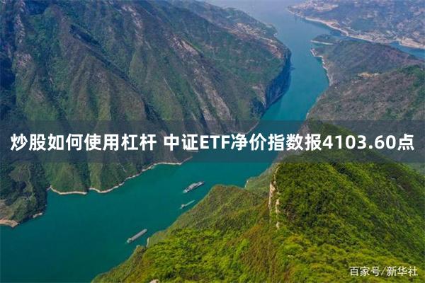 炒股如何使用杠杆 中证ETF净价指数报4103.60点