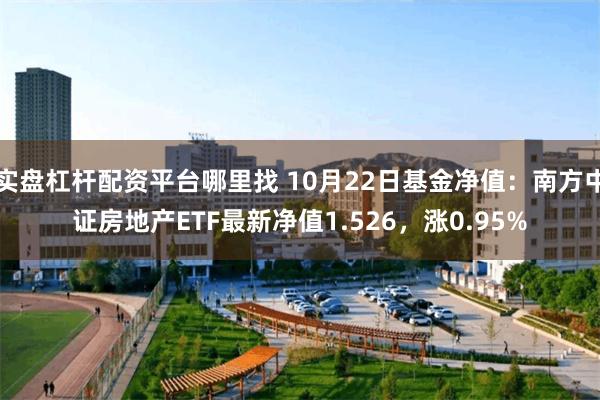 实盘杠杆配资平台哪里找 10月22日基金净值：南方中证房地产ETF最新净值1.526，涨0.95%