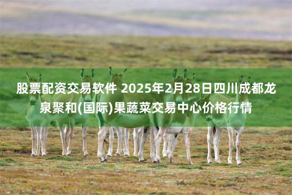 股票配资交易软件 2025年2月28日四川成都龙泉聚和(国际)果蔬菜交易中心价格行情